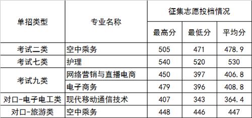 2022年河北正定師范高等?？茖W校高職單招二志愿分數線